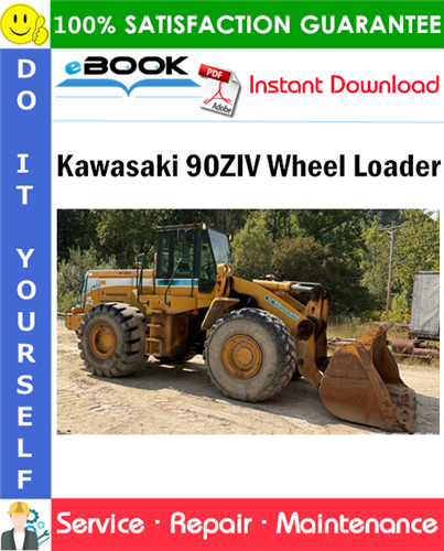 Kawasaki 90ZIV Wheel Loader Service Repair Manual