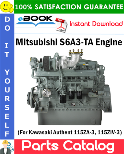 Mitsubishi S6A3-TA Engine Parts Catalog