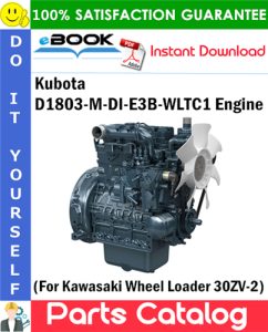 Kubota D1803-M-DI-E3B-WLTC1 Engine Parts Catalog