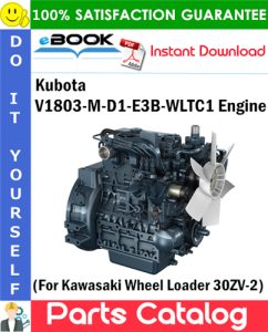 Kubota V1803-M-D1-E3B-WLTC1 Engine Parts Catalog