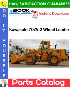 Kawasaki 70ZV-2 Wheel Loader Parts Catalog