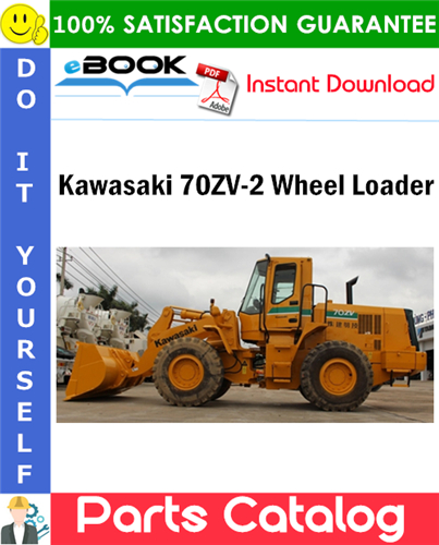 Kawasaki 70ZV-2 Wheel Loader Parts Catalog