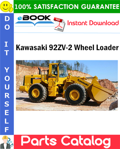 Kawasaki 92ZV-2 Wheel Loader Parts Catalog