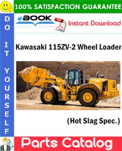 Kawasaki 115ZV-2 Wheel Loader Parts Catalog