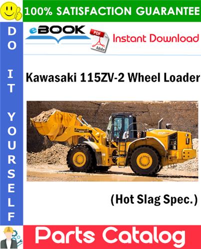 Kawasaki 115ZV-2 Wheel Loader Parts Catalog