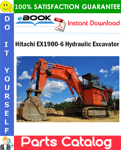 Hitachi EX1900-6 Hydraulic Excavator Parts Catalog