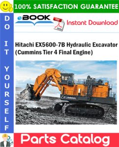 Hitachi EX5600-7B Hydraulic Excavator (Cummins Tier 4 Final Engine)