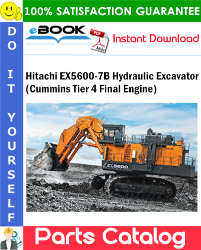 Hitachi EX5600-7B Hydraulic Excavator (Cummins Tier 4 Final Engine)