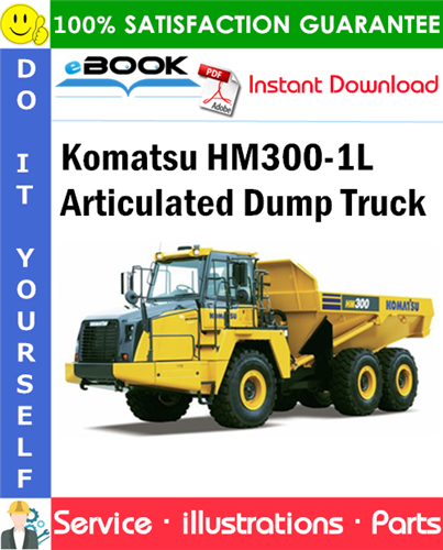 Komatsu HM300-1L Articulated Dump Truck Parts Manual