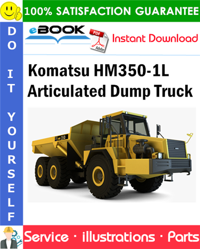 Komatsu HM350-1L Articulated Dump Truck Parts Manual