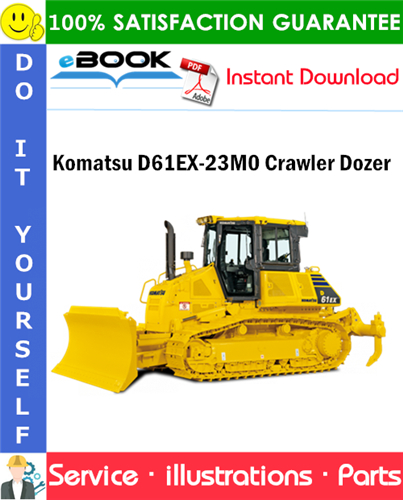 Komatsu D61EX-23M0 Crawler Dozer Parts Manual