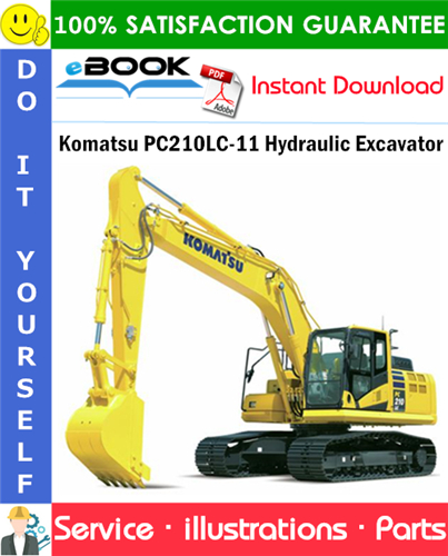 Komatsu PC210LC-11 Hydraulic Excavator Parts Manual