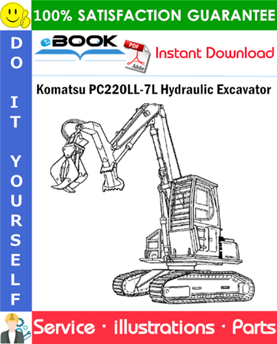 Komatsu PC220LL-7L Hydraulic Excavator Parts Manual
