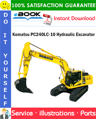 Komatsu PC240LC-10 Hydraulic Excavator Parts Manual