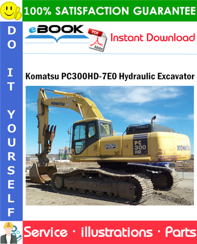 Komatsu PC300HD-7E0 Hydraulic Excavator Parts Manual