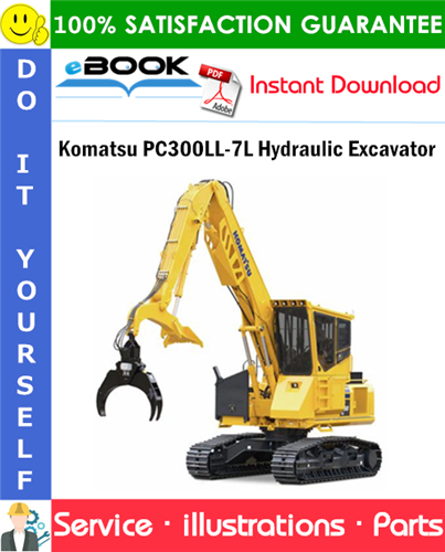 Komatsu PC300LL-7L Hydraulic Excavator Parts Manual