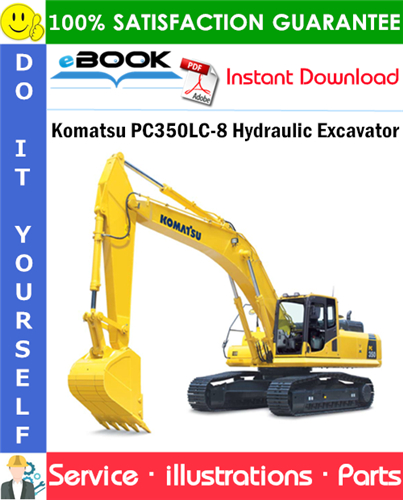 Komatsu PC350LC-8 Hydraulic Excavator Parts Manual