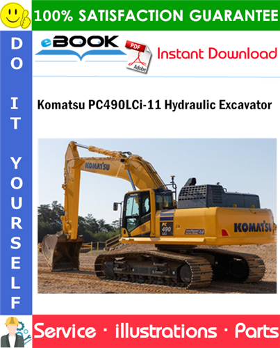 Komatsu PC490LCi-11 Hydraulic Excavator Parts Manual