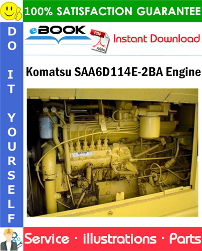 Komatsu SAA6D114E-2BA Engine Parts Manual
