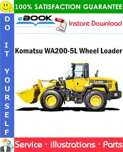 Komatsu WA200-5L Wheel Loader Parts Manual