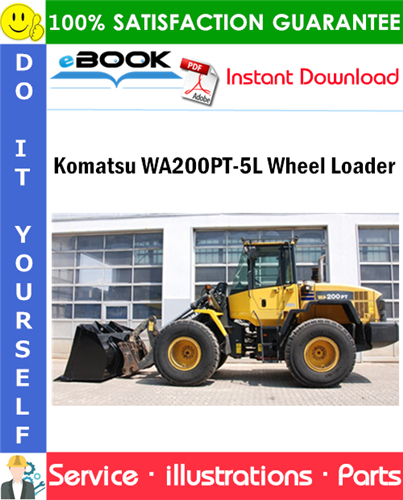 Komatsu WA200PT-5L Wheel Loader Parts Manual