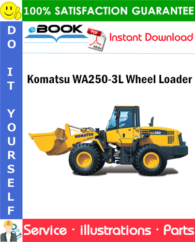 Komatsu WA250-3L Wheel Loader Parts Manual (S/N A70001 and up)