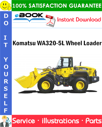 Komatsu WA320-5L Wheel Loader Parts Manual (S/N A32001 and up)