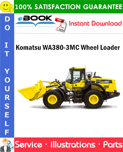 Komatsu WA380-3MC Wheel Loader Parts Manual (S/N A51001 and up)