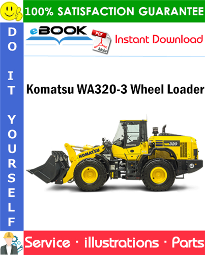 Komatsu WA320-3 Wheel Loader Parts Manual (S/N 15035 and up)