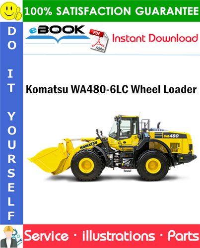 Komatsu WA480-6LC Wheel Loader Parts Manual (S/N H60470 and up)