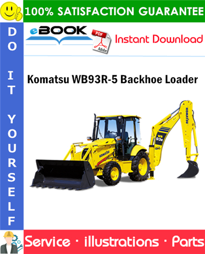 Komatsu WB93R-5 Backhoe Loader Parts Manual (S/N F50003 and up)