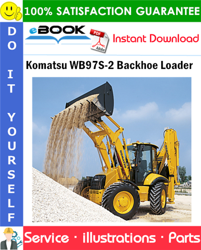 Komatsu WB97S-2 Backhoe Loader Parts Manual (S/N 97SF10431 and up)