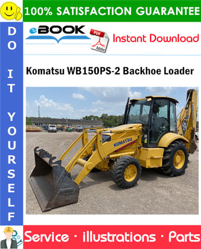 Komatsu WB150PS-2 Backhoe Loader Parts Manual (S/N 150F50020 and up)