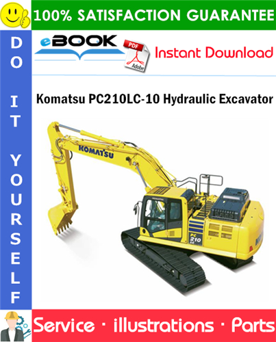 Komatsu PC210LC-10 Hydraulic Excavator Parts Manual (S/N A10001 and up)