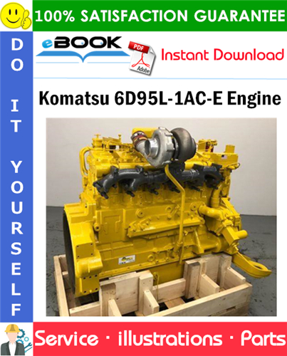 Komatsu 6D95L-1AC-E Engine Parts Manual (S/N 96999 and up)