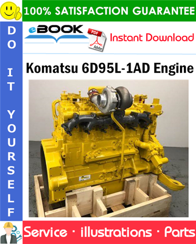 Komatsu 6D95L-1AD Engine Parts Manual (S/N 96999 and up)