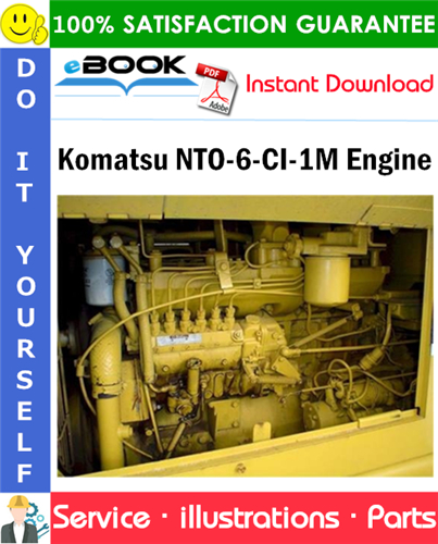 Komatsu NTO-6-CI-1M Engine Parts Manual (S/N 177873 and up)