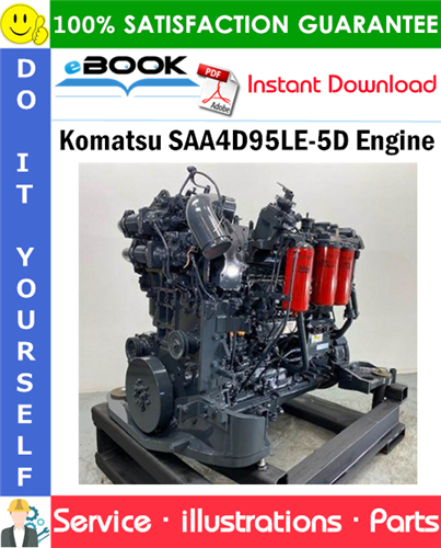 Komatsu SAA4D95LE-5D Engine Parts Manual (S/N 26501795 and up)