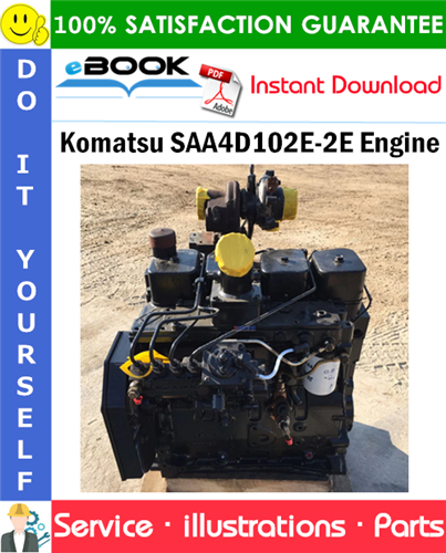 Komatsu SAA4D102E-2E Engine Parts Manual (S/N 30204043 and up)