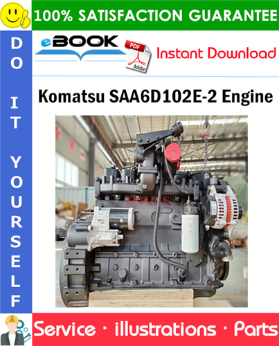 Komatsu SAA6D102E-2 Engine Parts Manual (S/N 30380718 and up)