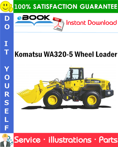 Komatsu WA320-5 Wheel Loader Parts Manual (S/N B10001 and up)