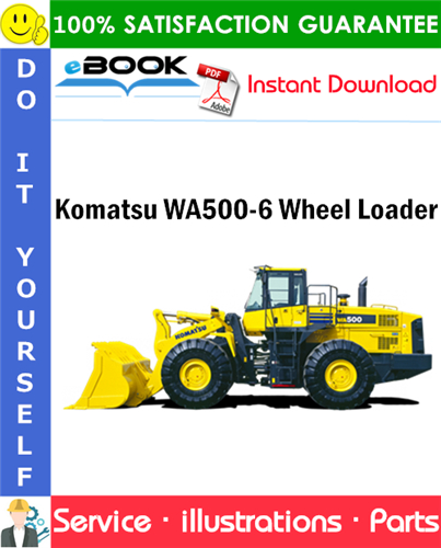 Komatsu WA500-6 Wheel Loader Parts Manual (S/N A92001-A93000)