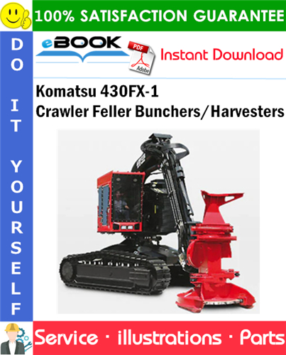 Komatsu 430FX-1 Crawler Feller Bunchers/Harvesters Parts Manual