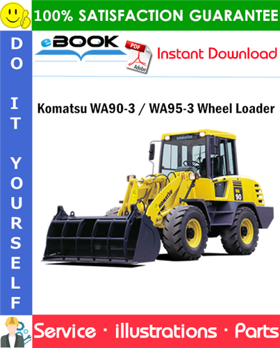 Komatsu WA90-3 / WA95-3 Wheel Loader Parts Manual