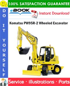 Komatsu PW95R-2 Wheeled Excavator Parts Manual (S/N 21D0220079 and up)