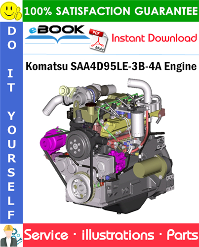 Komatsu SAA4D95LE-3B-4A Engine Parts Manual (S/N 100001 and up)