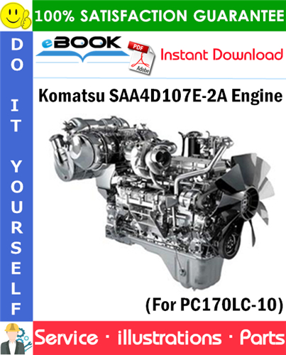 Komatsu SAA4D107E-2A Engine Parts Manual (S/N 22140192 and up)