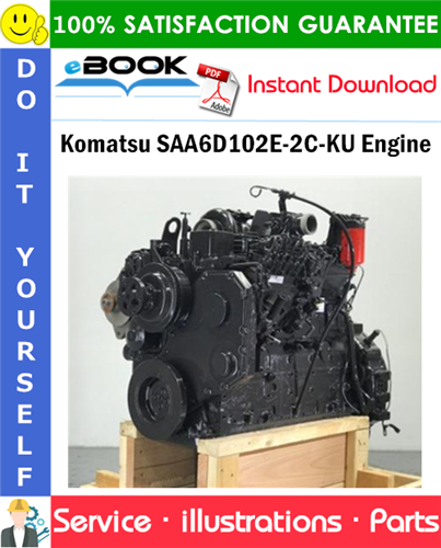 Komatsu SAA6D102E-2C-KU Engine Parts Manual (S/N 21494941 and up)