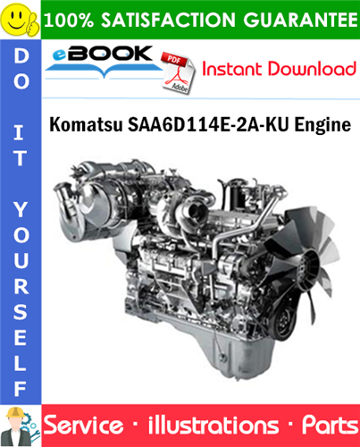 Komatsu SAA6D114E-2A-KU Engine Parts Manual (S/N 46143493 and up)