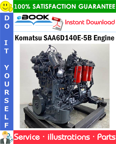 Komatsu SAA6D140E-5B Engine Parts Manual (S/N 530001 and up)
